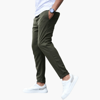 Herren-Hose mit schmalem Bein und elastischem Bund