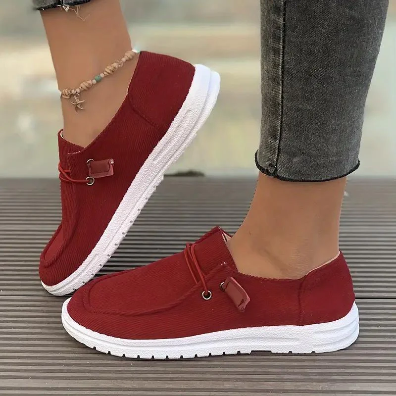 Damen bequeme Sommer Schuhe mit Gummi Sohle