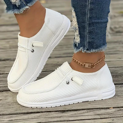 Damen bequeme Sommer Schuhe mit Gummi Sohle