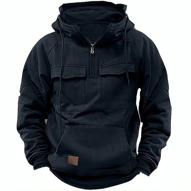 Herren Kapuzen Pullover mit Zipper