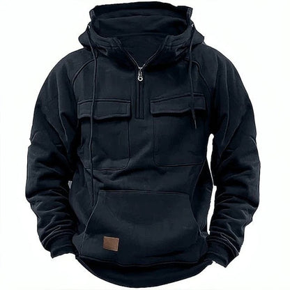 Herren Kapuzen Pullover mit Zipper
