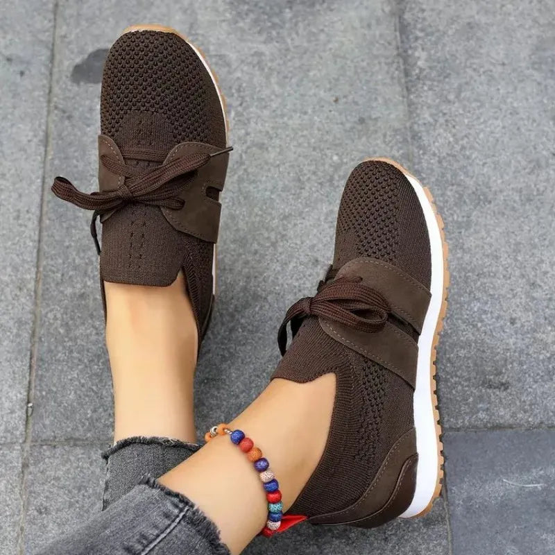 Damen Lauf Schuhe mit bequemer Gummi-Sohle