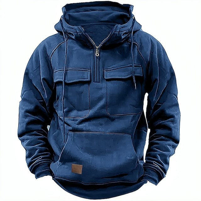 Herren Kapuzen Pullover mit Zipper
