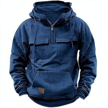 Herren Kapuzen Pullover mit Zipper