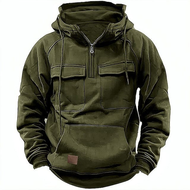 Herren Kapuzen Pullover mit Zipper