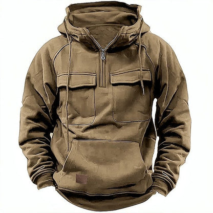 Herren Kapuzen Pullover mit Zipper