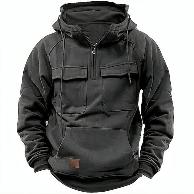 Herren Kapuzen Pullover mit Zipper