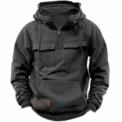 Herren Kapuzen Pullover mit Zipper