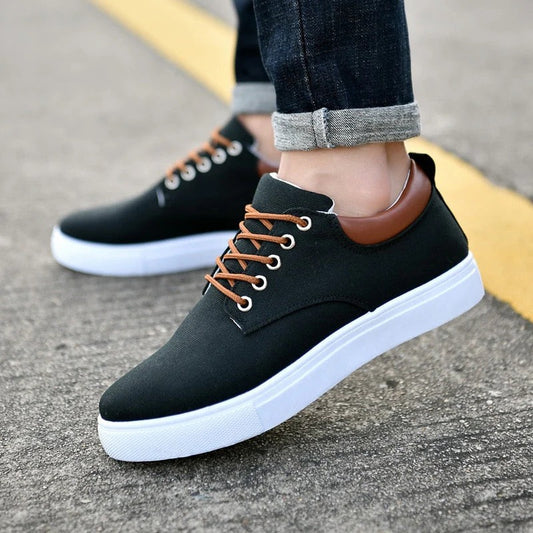 Bequeme Schuhe mit Gummi Sohle für Herren
