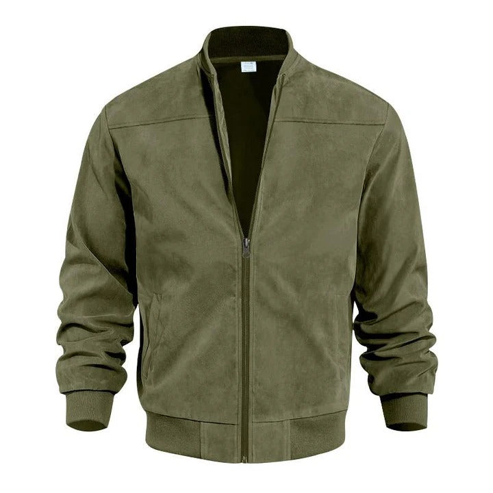 Herren-Bomberjacke mit Reißverschluss & Taschen