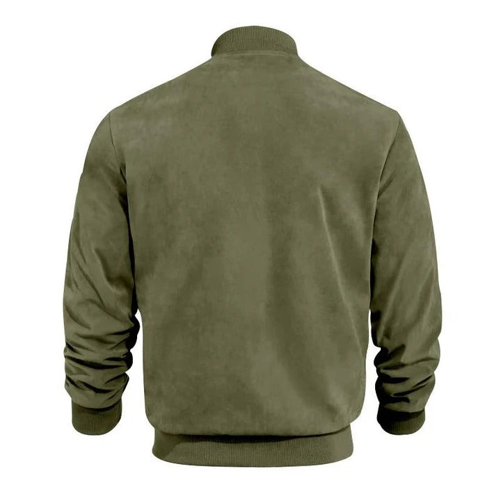 Herren-Bomberjacke mit Reißverschluss & Taschen