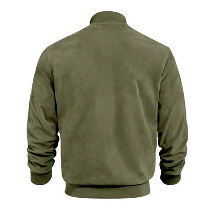 Herren-Bomberjacke mit Reißverschluss & Taschen