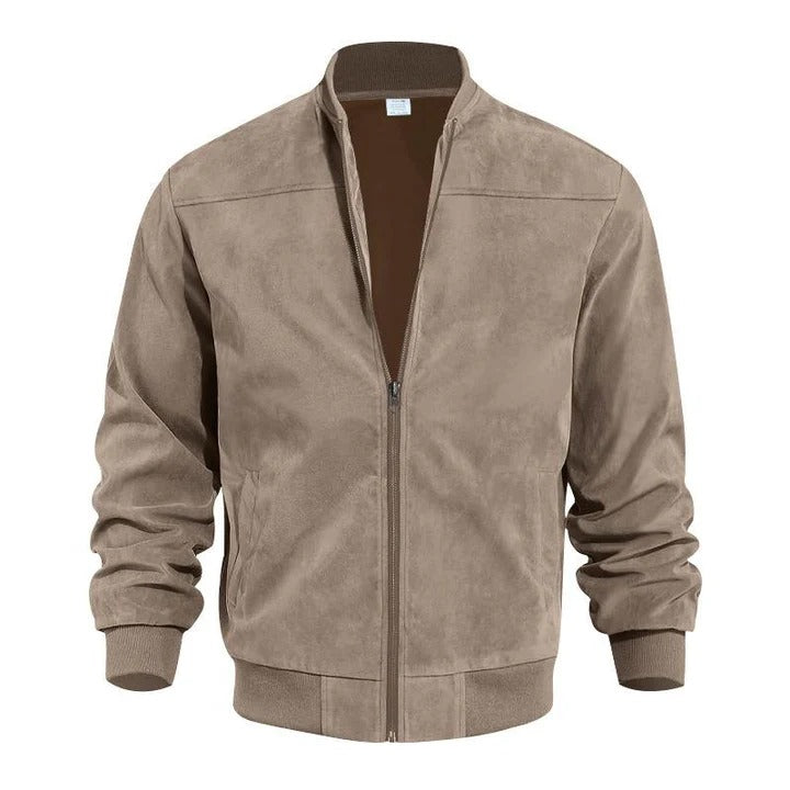 Herren-Bomberjacke mit Reißverschluss & Taschen
