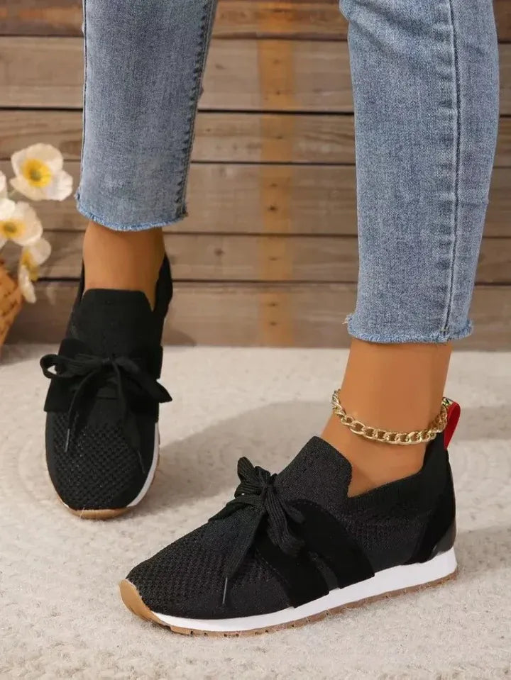 Damen Lauf Schuhe mit bequemer Gummi-Sohle
