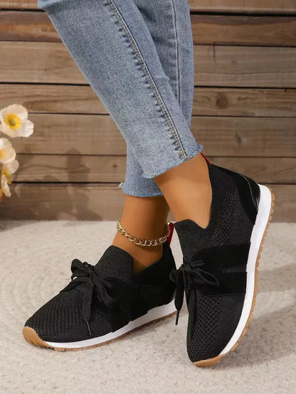 Damen Lauf Schuhe mit bequemer Gummi-Sohle