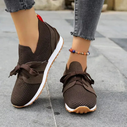 Damen Lauf Schuhe mit bequemer Gummi-Sohle