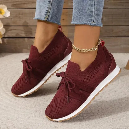 Damen Lauf Schuhe mit bequemer Gummi-Sohle