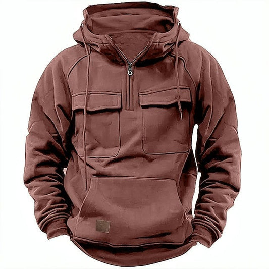 Herren Kapuzen Pullover mit Zipper