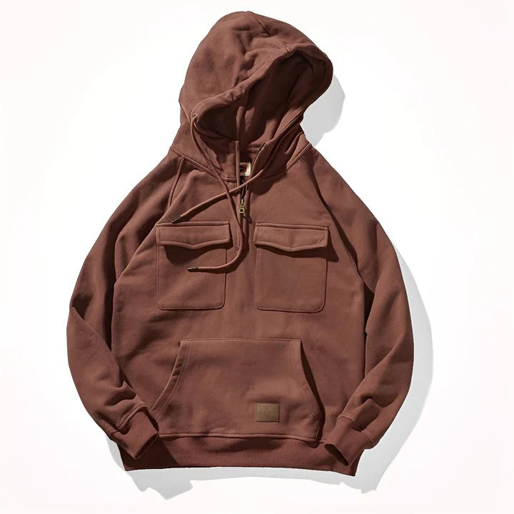 Herren Kapuzen Pullover mit Zipper