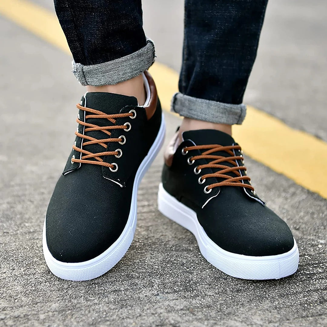 Bequeme Schuhe mit Gummi Sohle für Herren