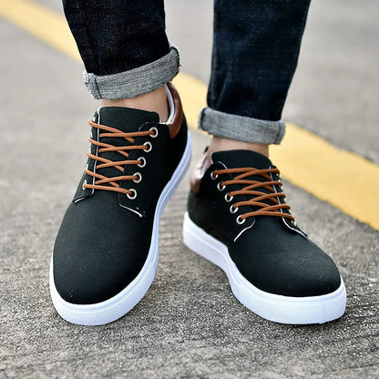 Bequeme Schuhe mit Gummi Sohle für Herren