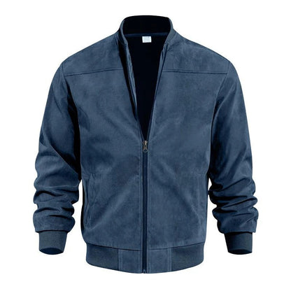 Herren-Bomberjacke mit Reißverschluss & Taschen