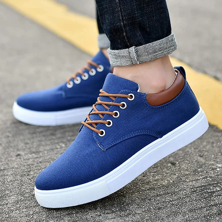 Bequeme Schuhe mit Gummi Sohle für Herren