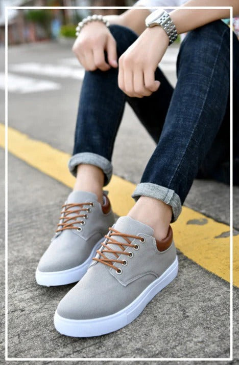 Bequeme Schuhe mit Gummi Sohle für Herren