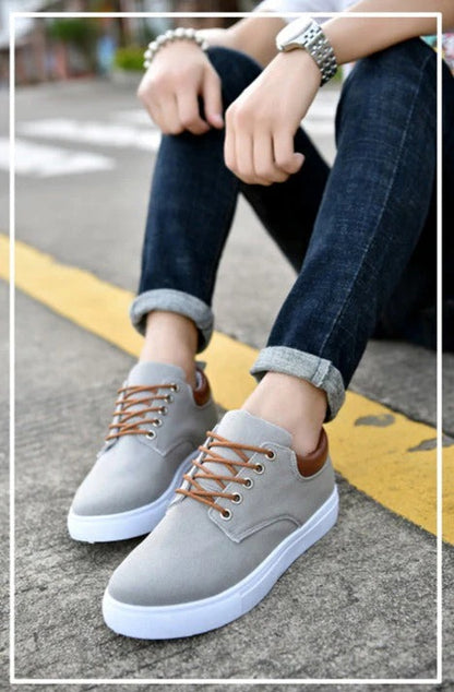 Bequeme Schuhe mit Gummi Sohle für Herren