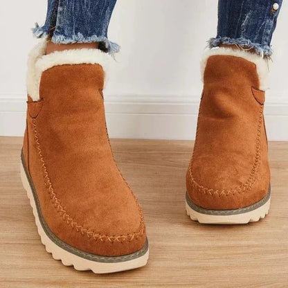 Damen Stiefeletten mit Warmfutter und Profilsohle