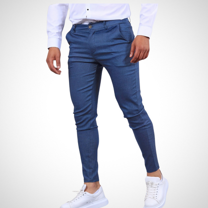 Schmal geschnittene Herren-Hose mit Taschen