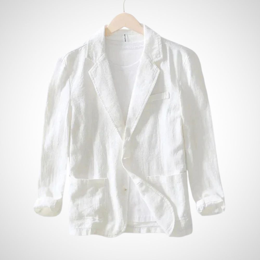 Herren Leichtjackett mit Reverskragen und Taschen