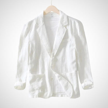 Herren Leichtjackett mit Reverskragen und Taschen