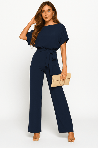 Eleganter Jumpsuit für Damen mit Gürtel