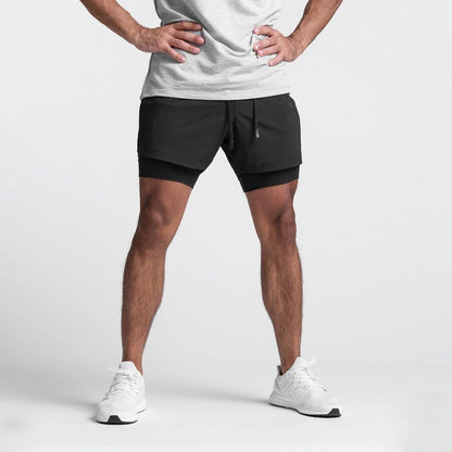Herrenshorts mit Kordelzug und Taschen