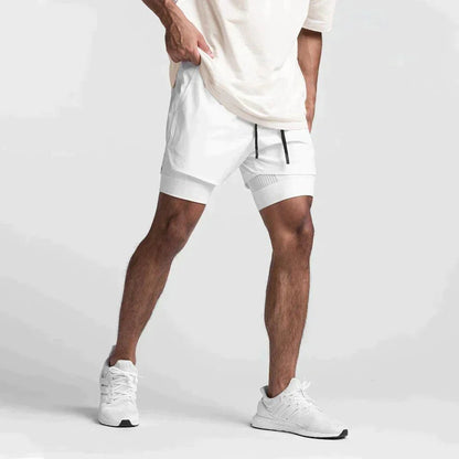 Herrenshorts mit Kordelzug und Taschen